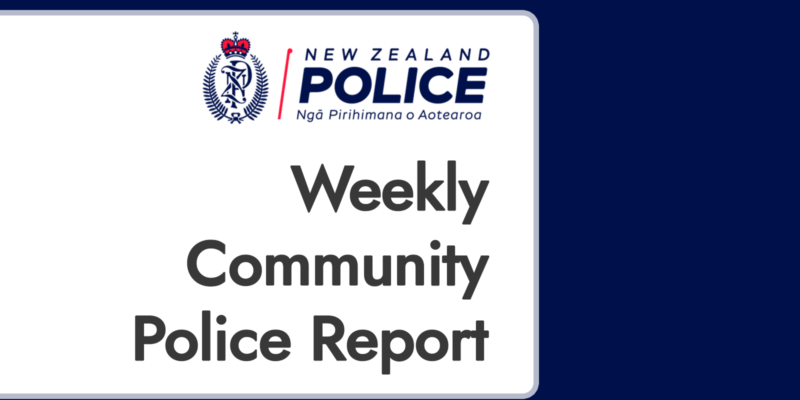 Community Police Report